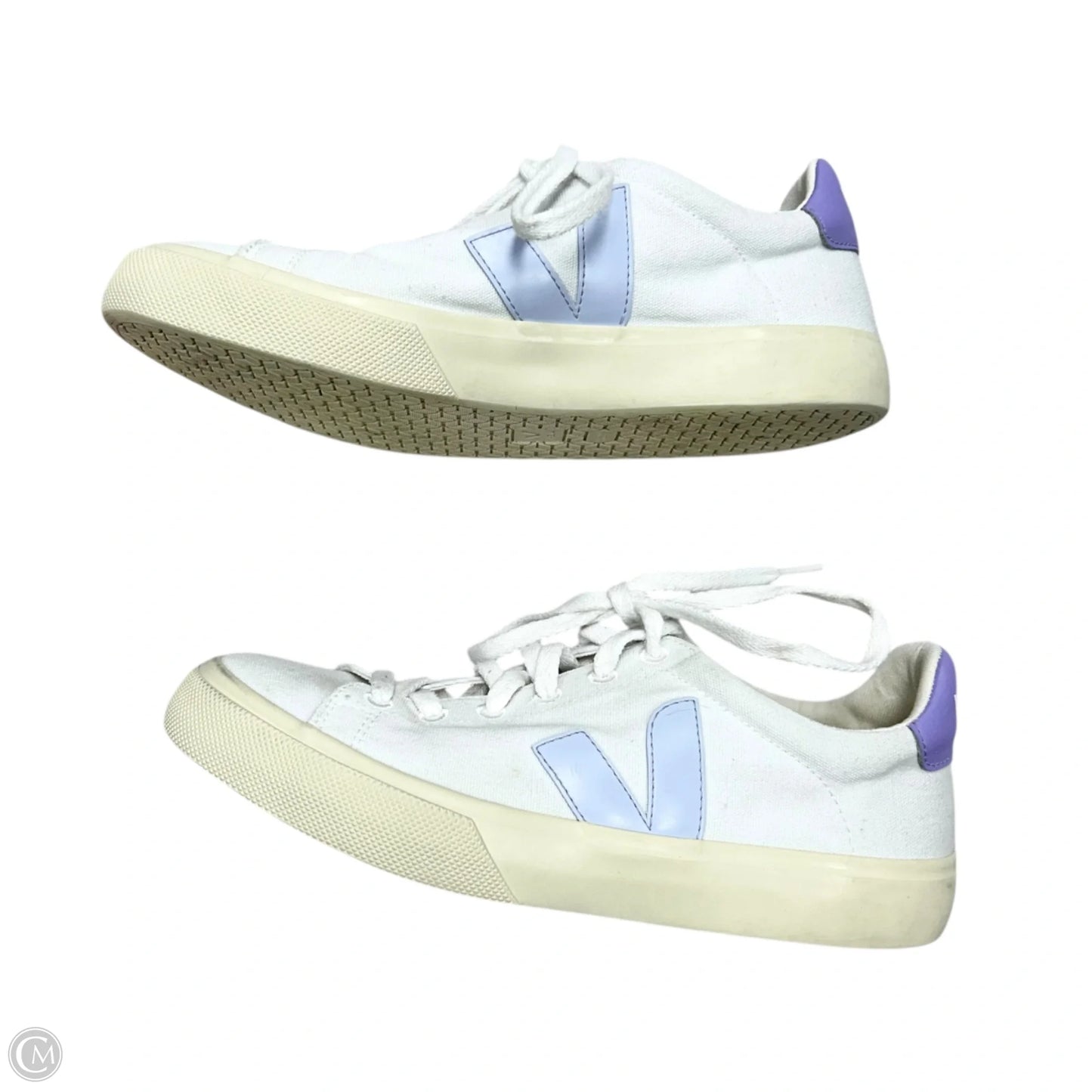 Shoes Sneakers By Veja In Purple & White, Size: 9