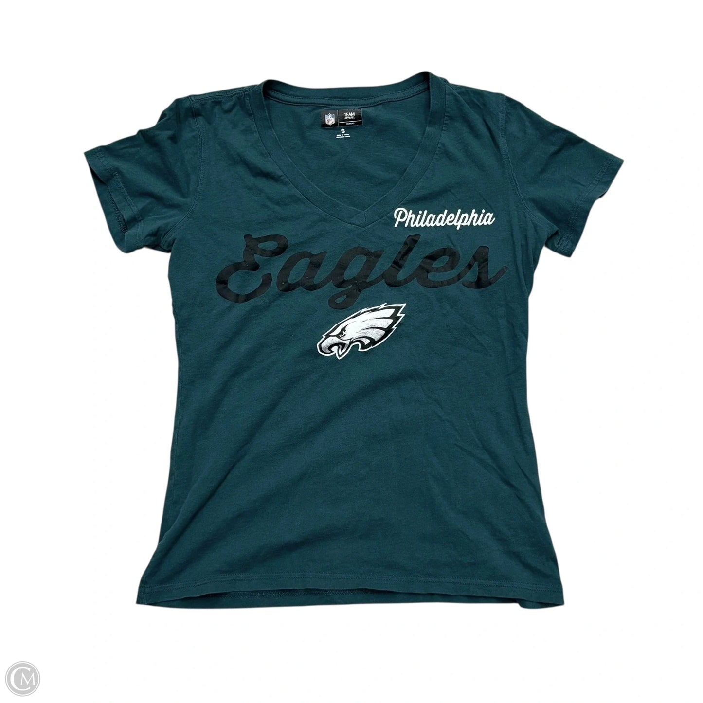 Top Short Sleeve By Nfl In Green, Size: S