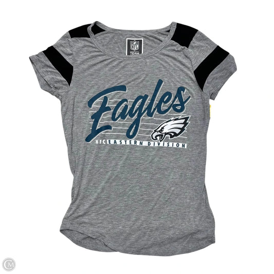 Top Short Sleeve By Nfl In Grey, Size: S