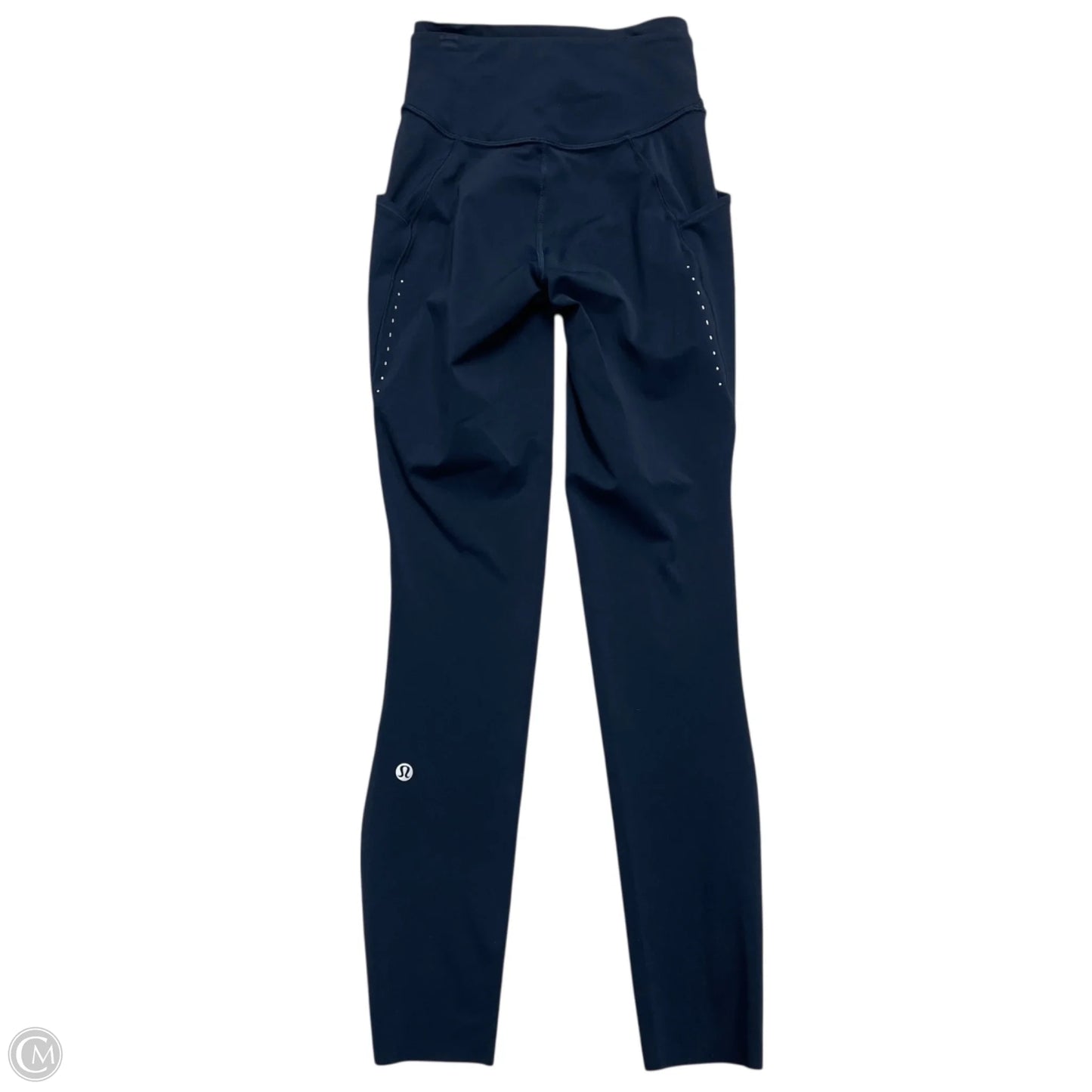 Athletic Leggings By Lululemon In Navy, Size: Xs