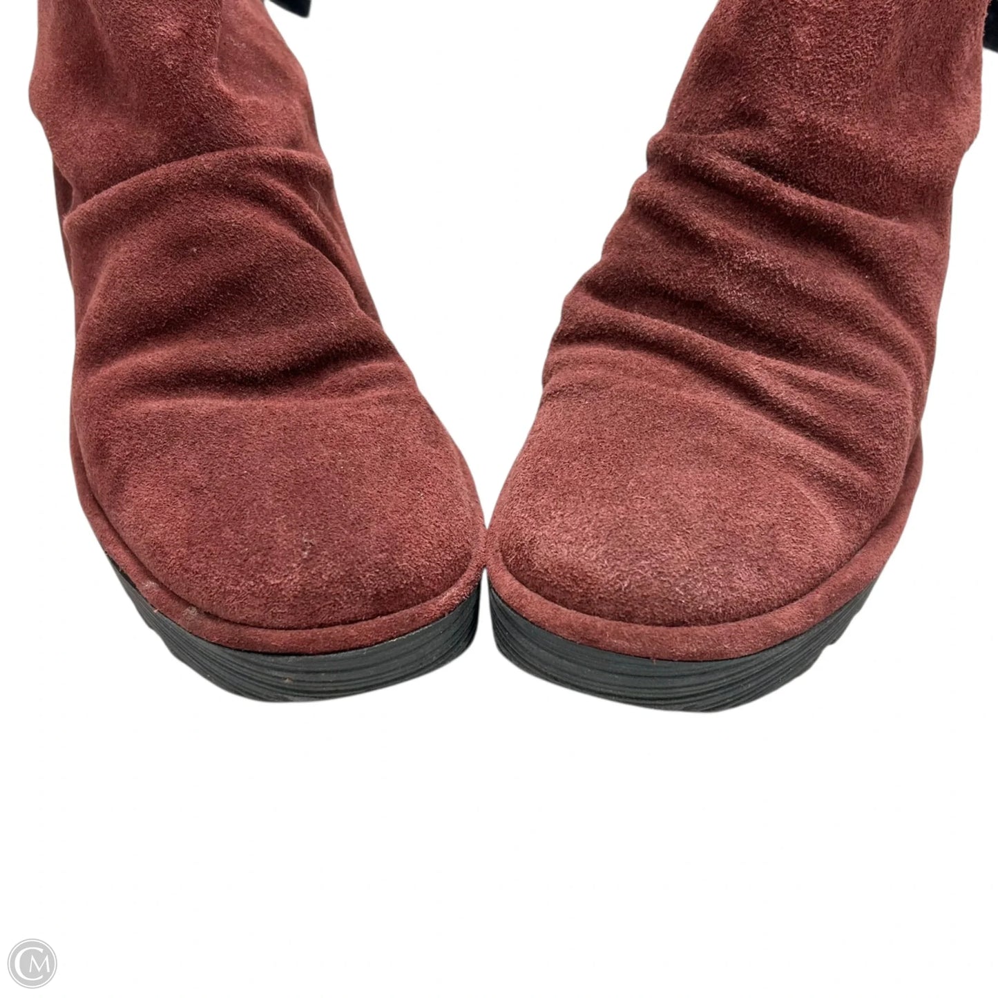 Boots Ankle Heels By Fly London In Red, Size: 10