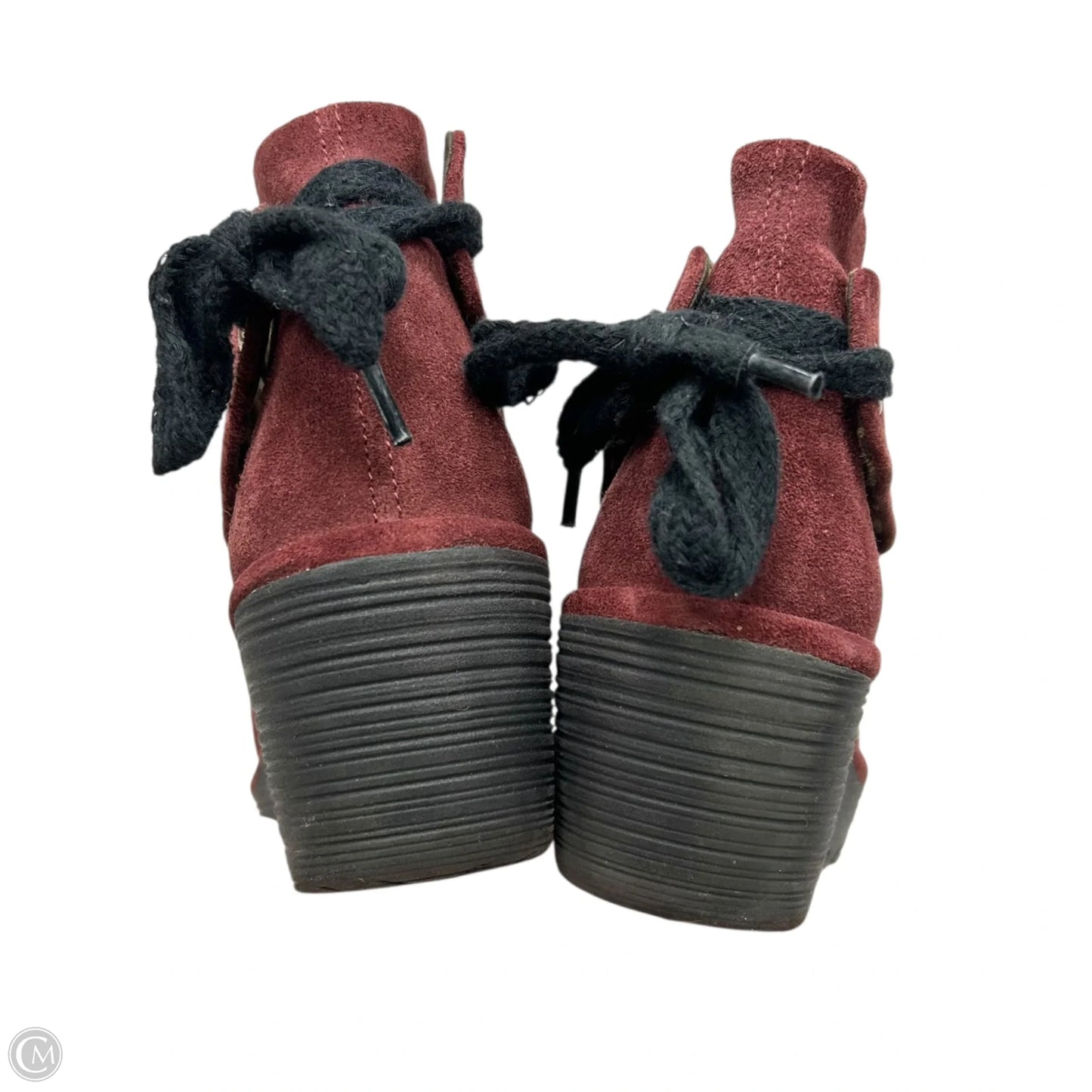 Boots Ankle Heels By Fly London In Red, Size: 10