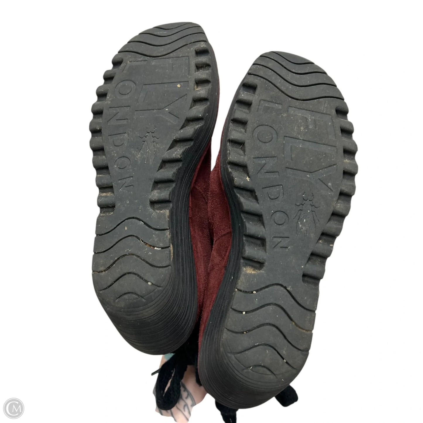 Boots Ankle Heels By Fly London In Red, Size: 10