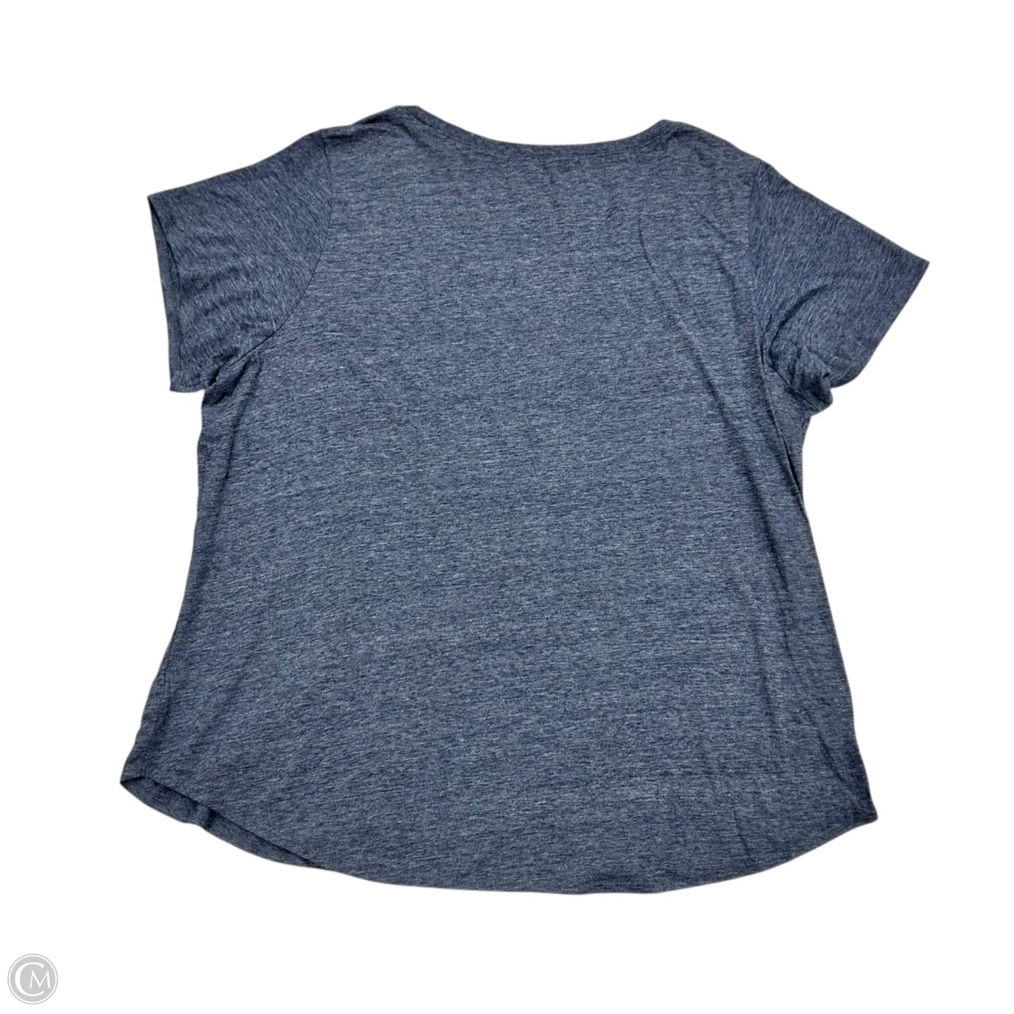 Top Short Sleeve By Lucky Brand In Blue, Size: Xxl