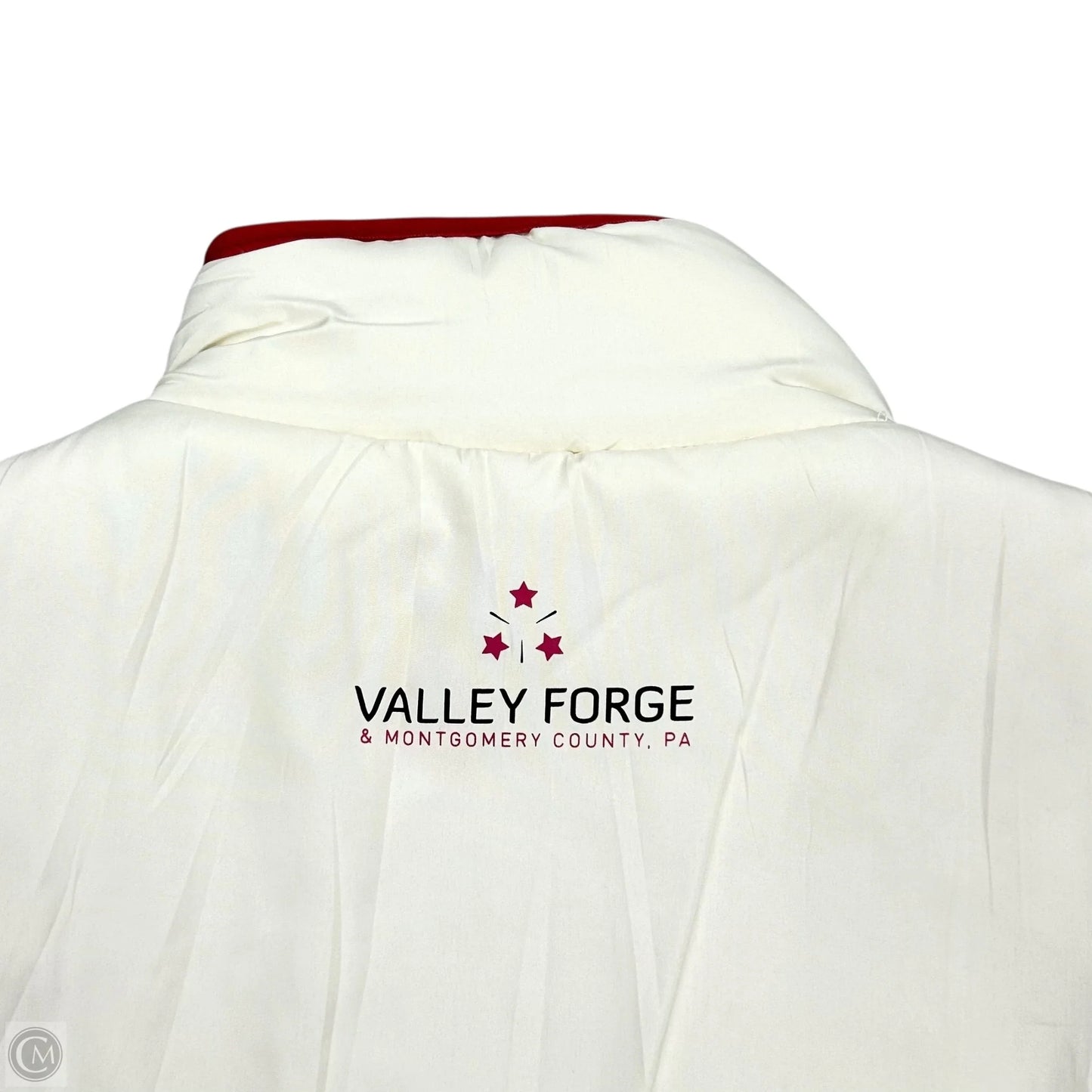 Vest Puffer & Quilted In Red & Tan, Size: L