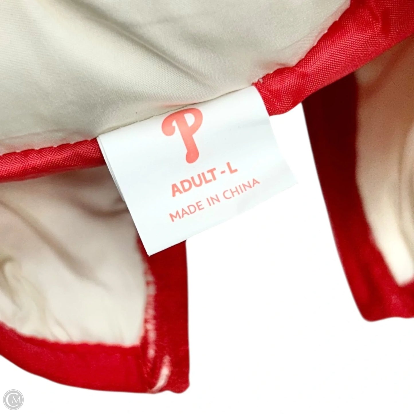 Vest Puffer & Quilted In Red & Tan, Size: L