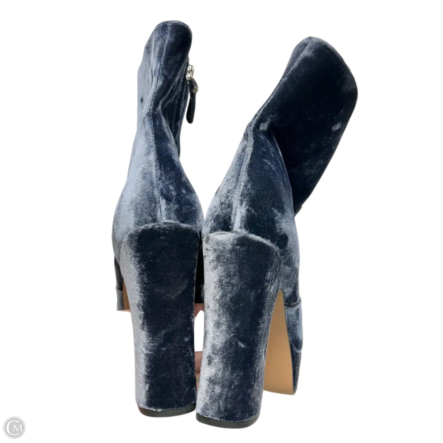 Boots Ankle Heels By Avec Les Filles In Navy, Size: 7