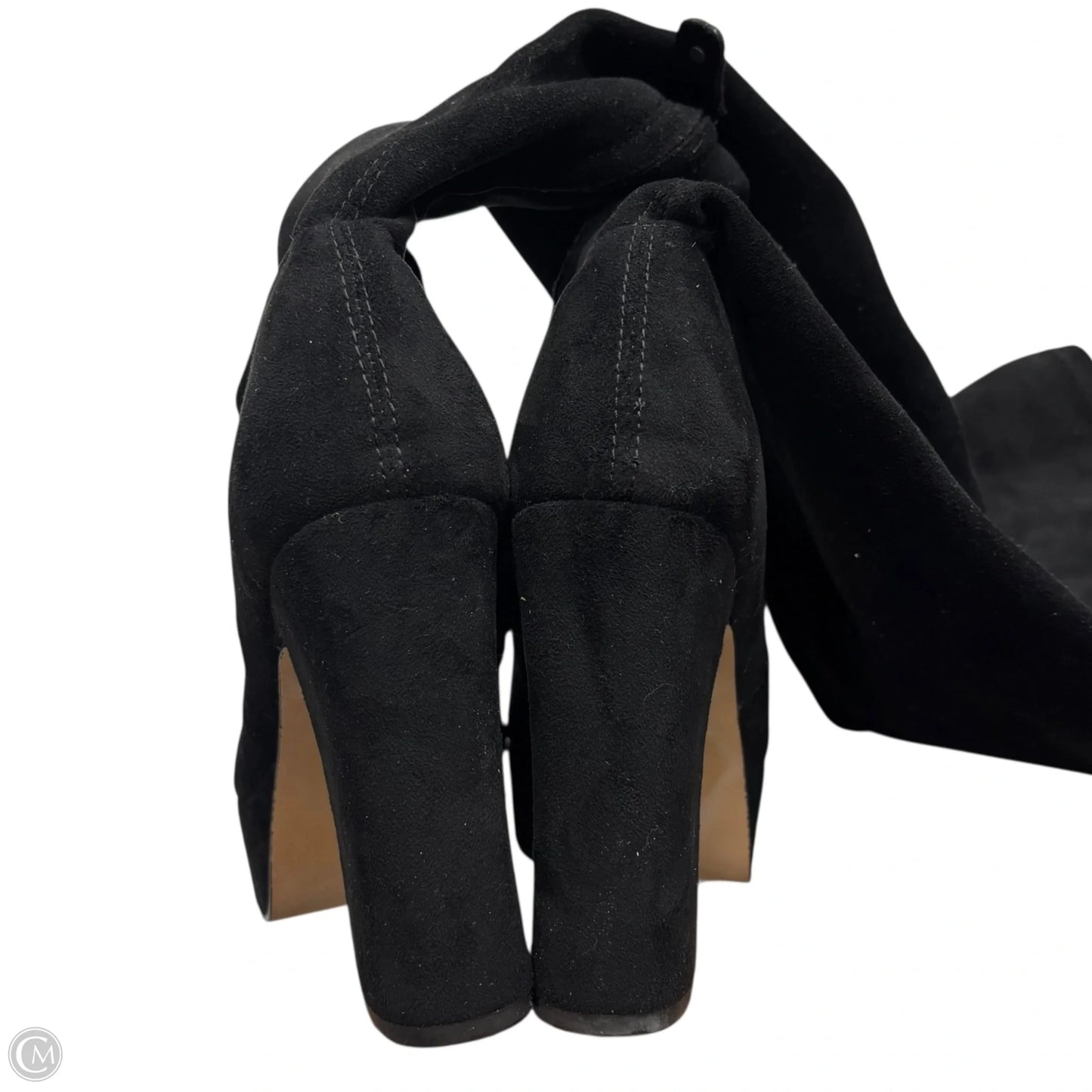 Boots Over-the-knee Heels By Avec Les Filles In Black, Size: 6.5