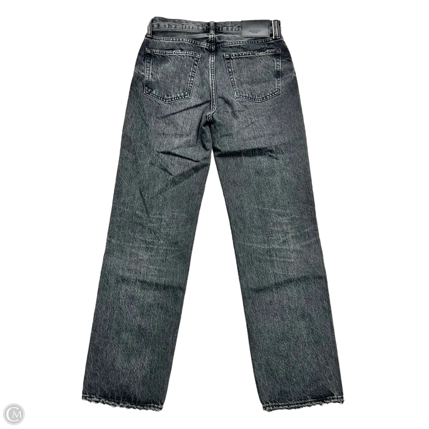 Jeans Straight By Moussy In Grey Denim, Size: 0