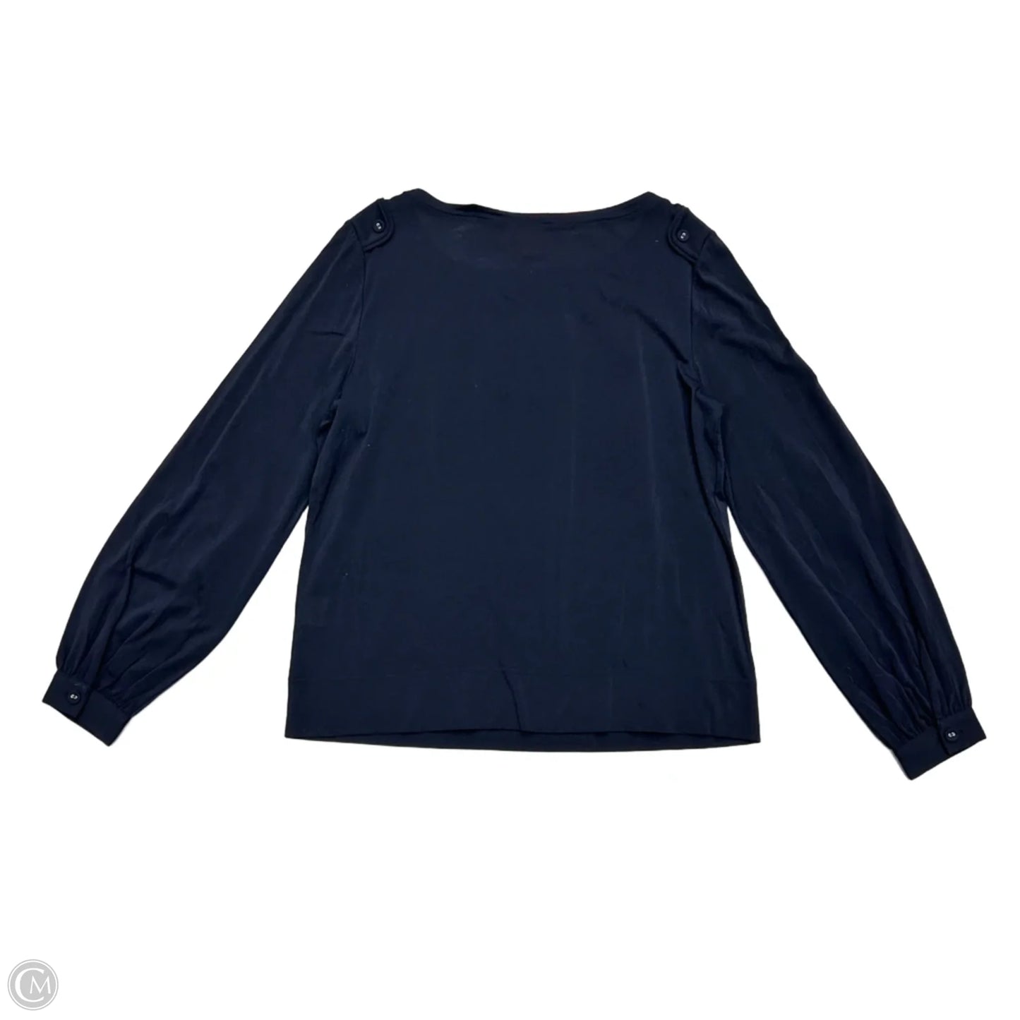 Blouse Designer By Tory Burch In Navy, Size: Xl