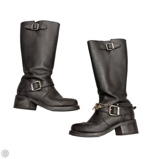 Boots Designer By Frye In Black, Size: 7.5