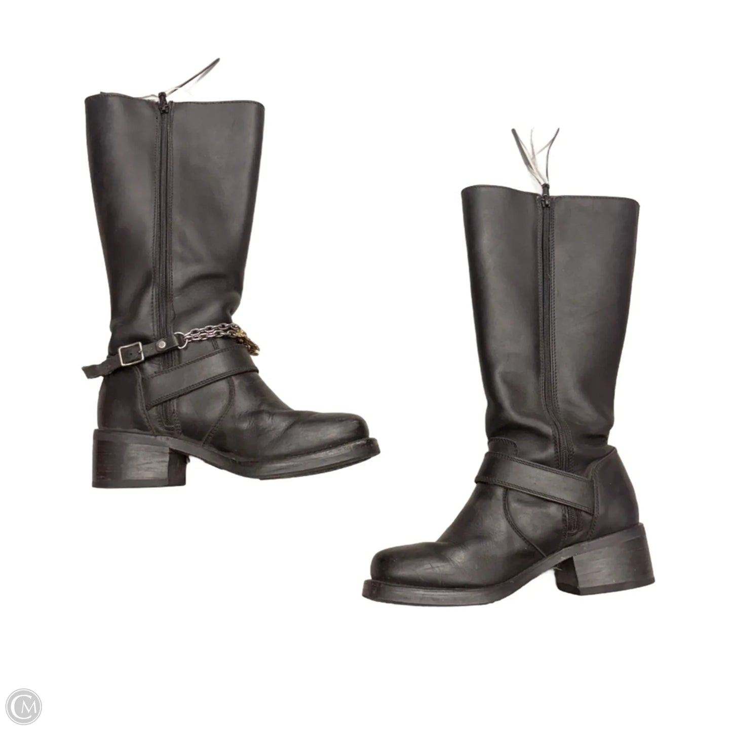 Boots Designer By Frye In Black, Size: 7.5