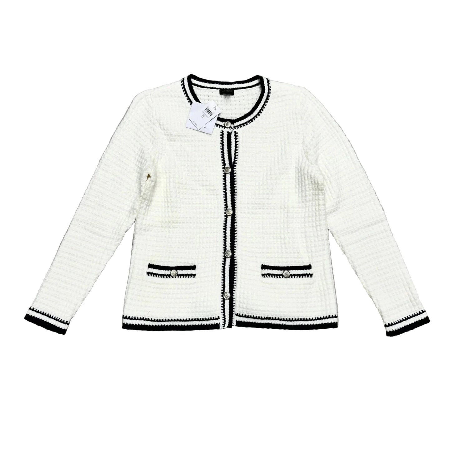 Sweater Cardigan By J. Jill In White, Size: Sp