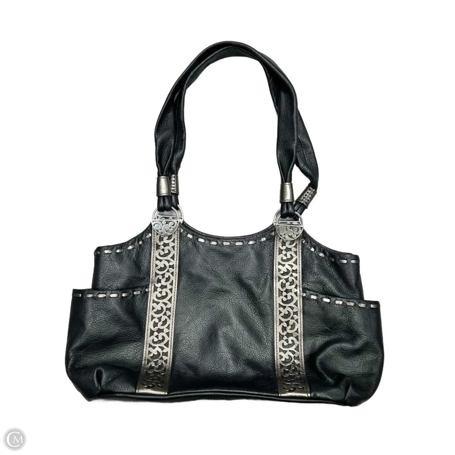 Handbag Leather By Brighton, Size: Small