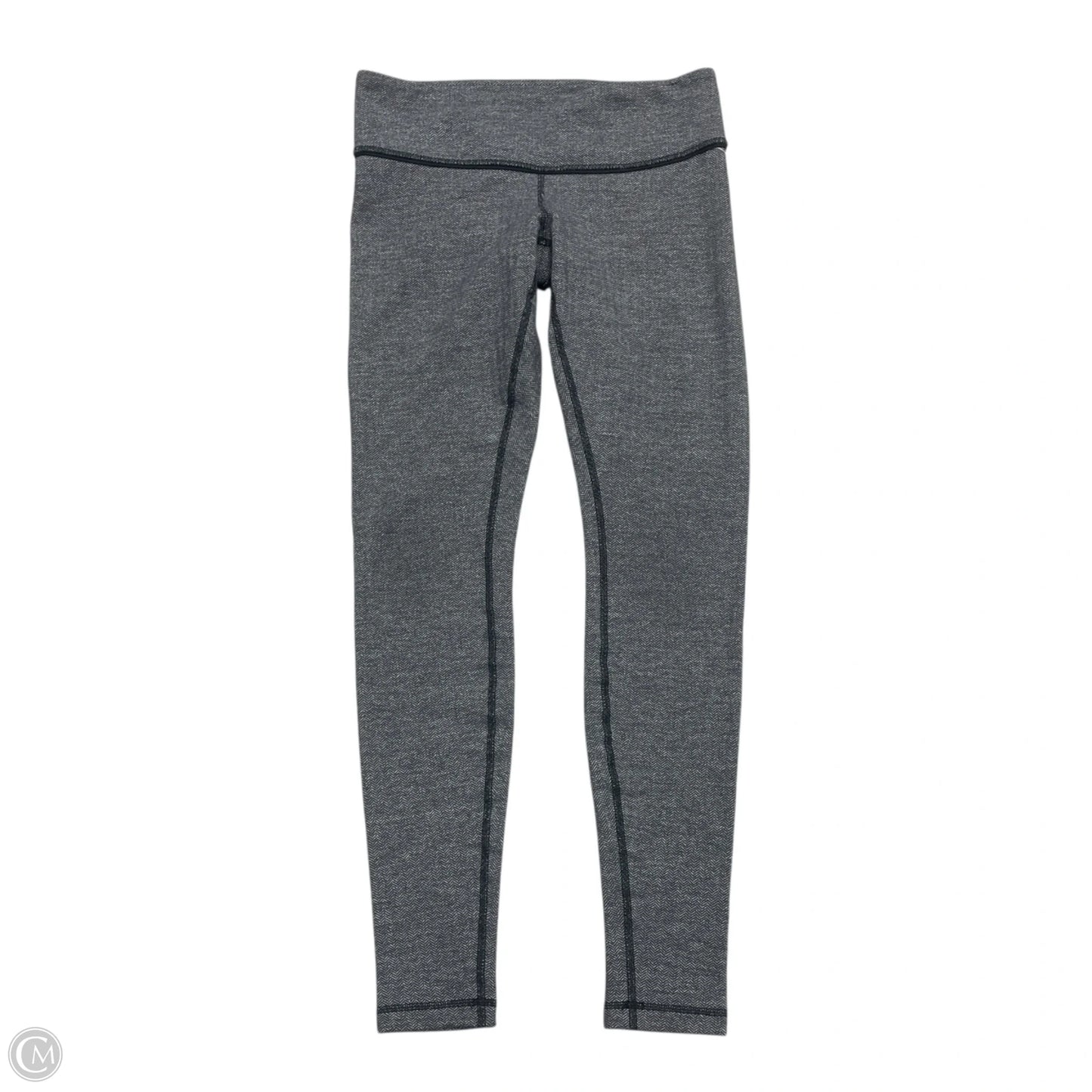 Athletic Leggings By Lululemon In Grey, Size: M