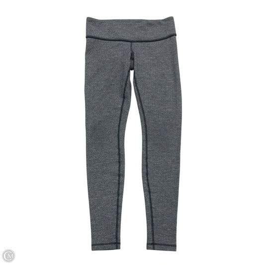 Athletic Leggings By Lululemon In Grey, Size: M