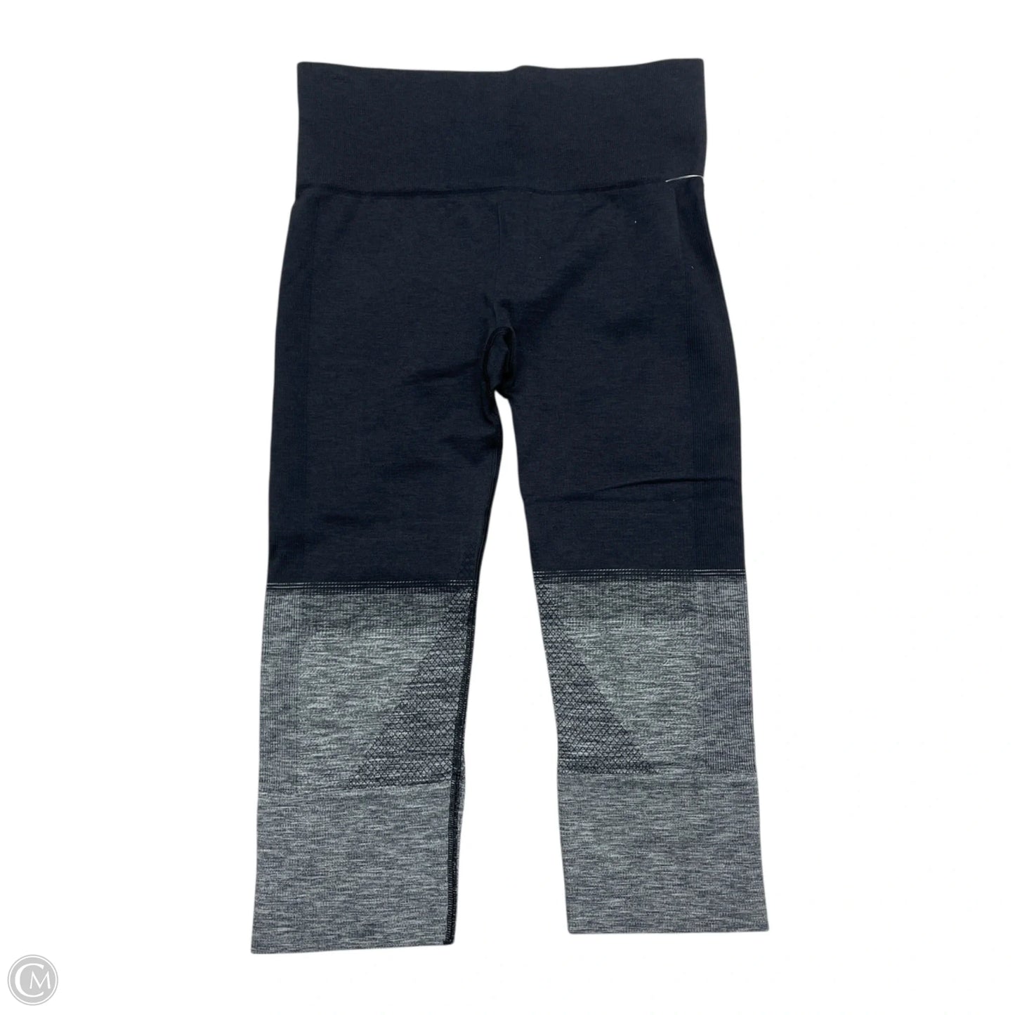 Athletic Leggings By Lululemon In Black & Grey, Size: S