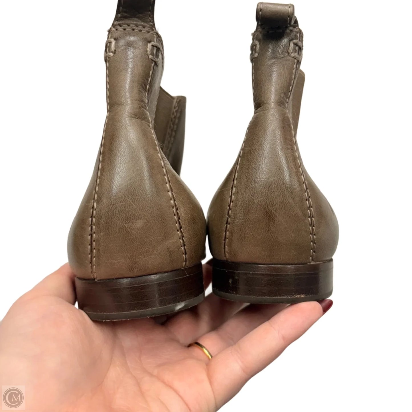 Boots Designer By Frye In Brown, Size: 7