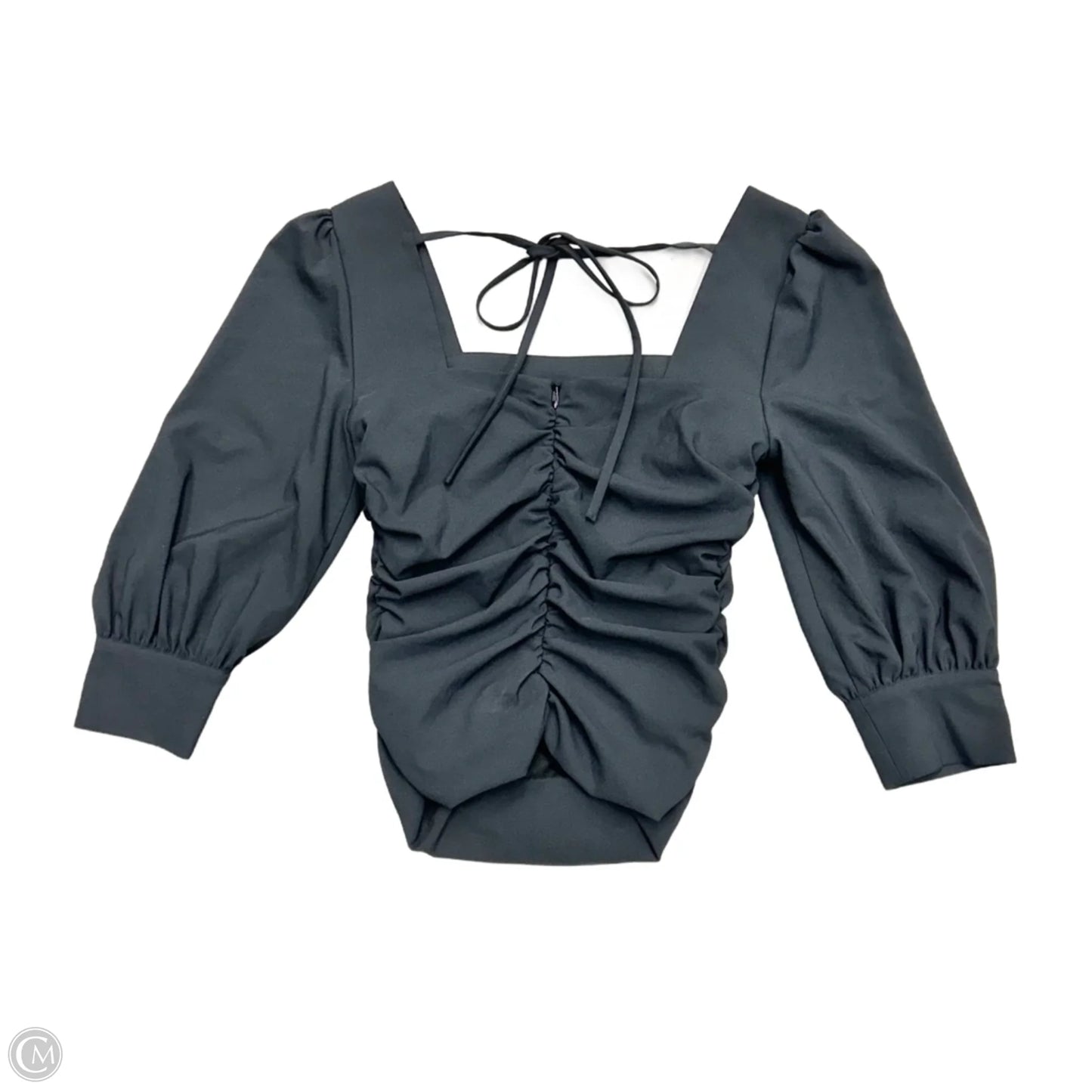 Top Long Sleeve By Cinq A Sept In Grey, Size: M