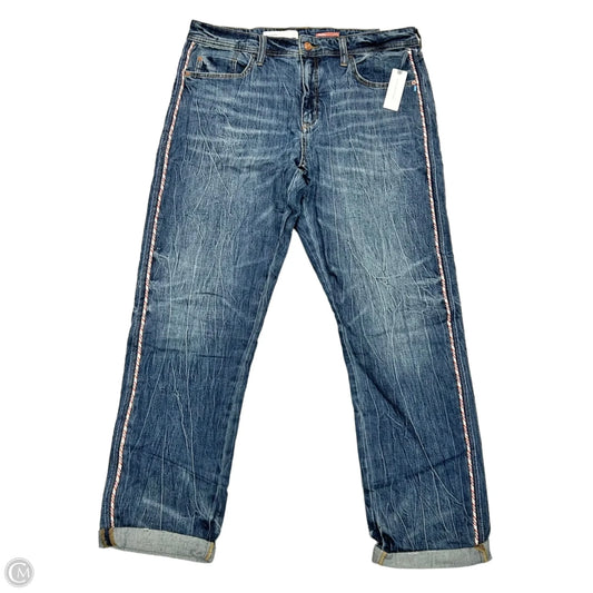 Jeans Boyfriend By Pilcro In Blue Denim, Size: 14t