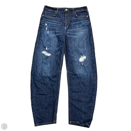 Jeans Boyfriend By Pilcro In Blue Denim, Size: 12l