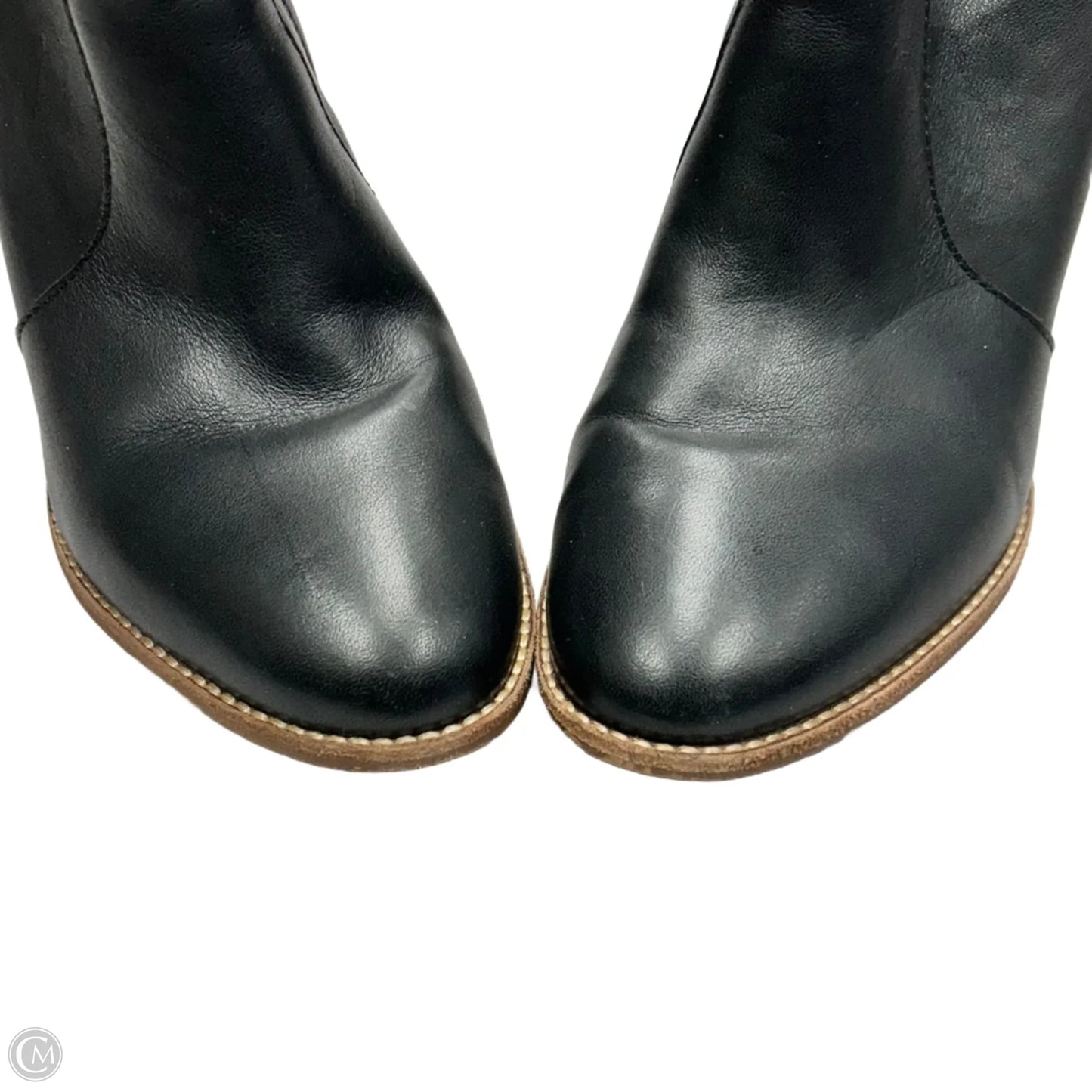 Boots Leather By Madewell In Black, Size: 8