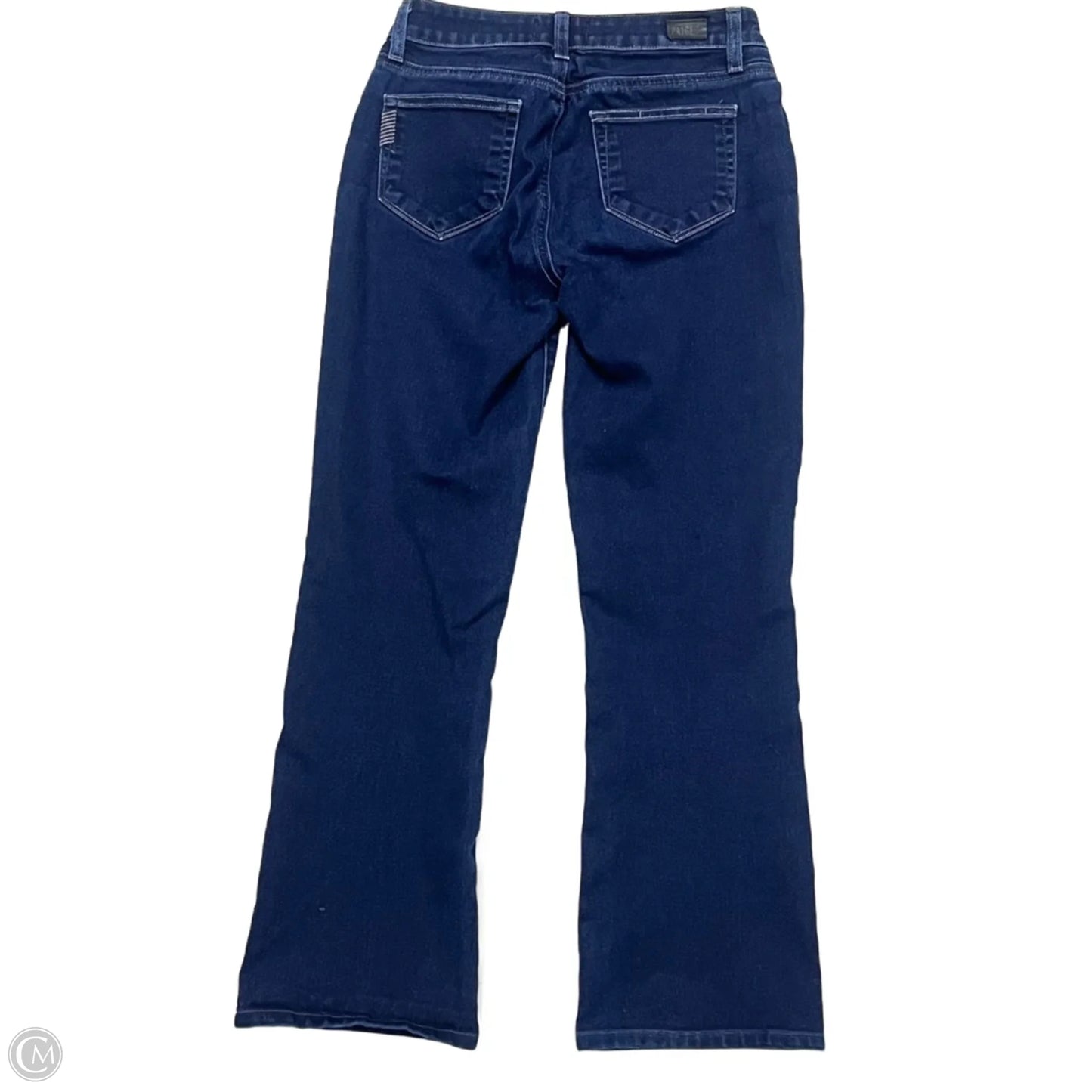 Jeans Boot Cut By Paige In Blue Denim, Size: 0
