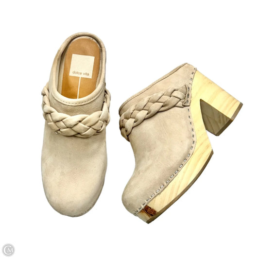 Shoes Heels Block By Dolce Vita In Beige, Size: 6.5