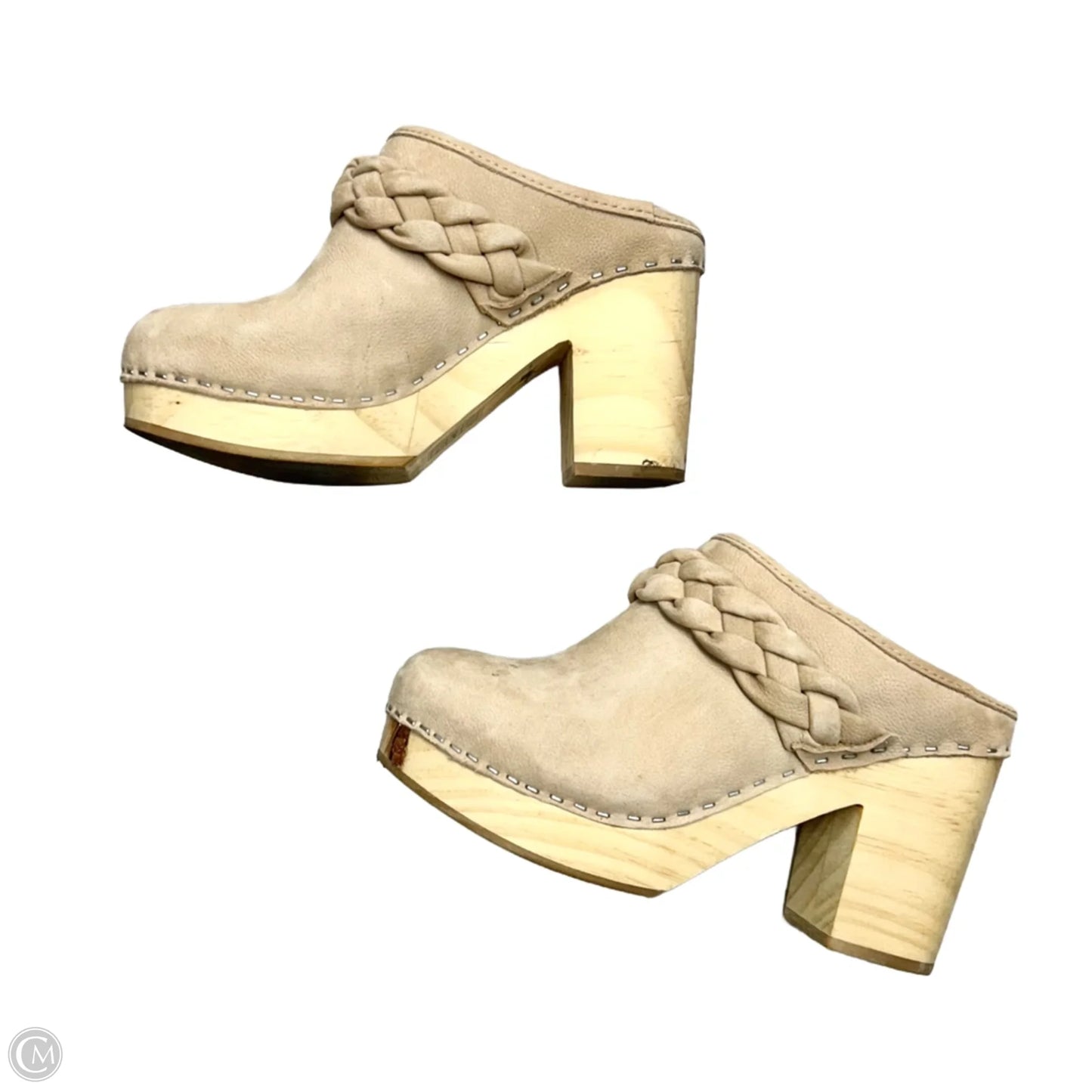 Shoes Heels Block By Dolce Vita In Beige, Size: 6.5