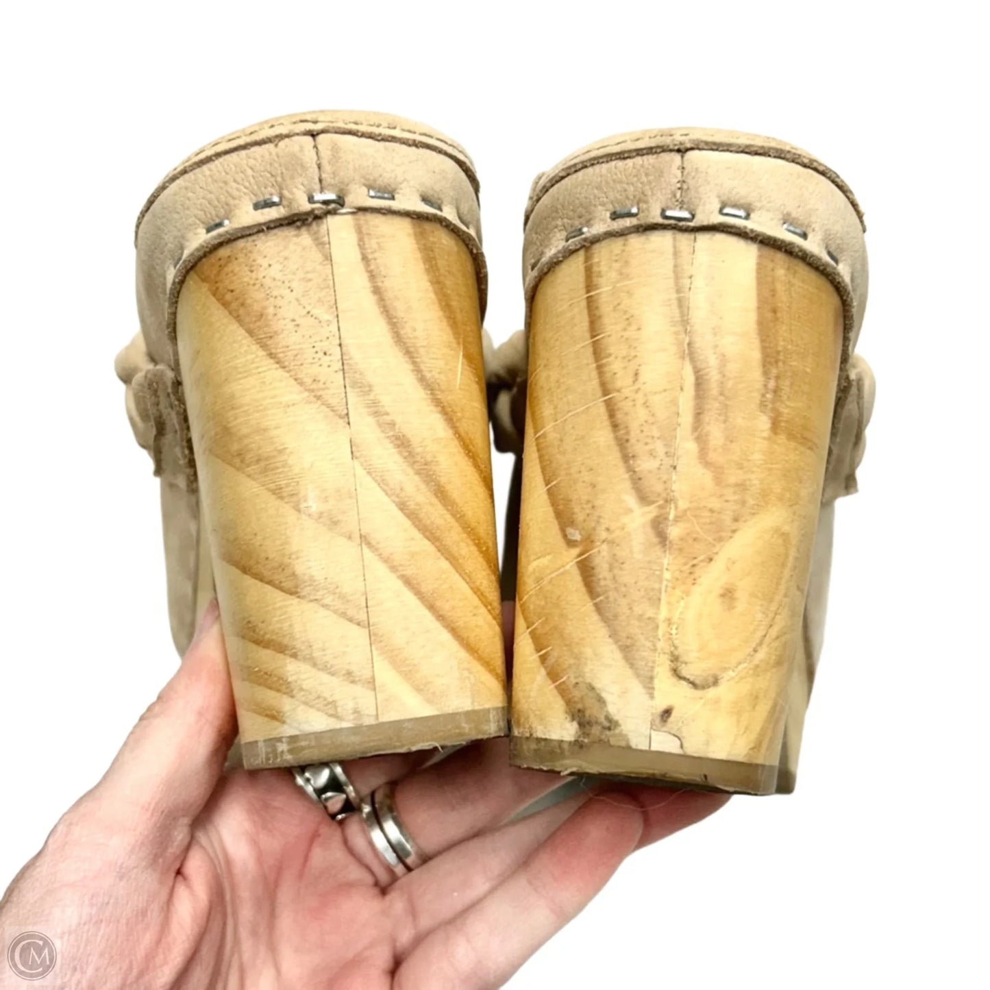 Shoes Heels Block By Dolce Vita In Beige, Size: 6.5