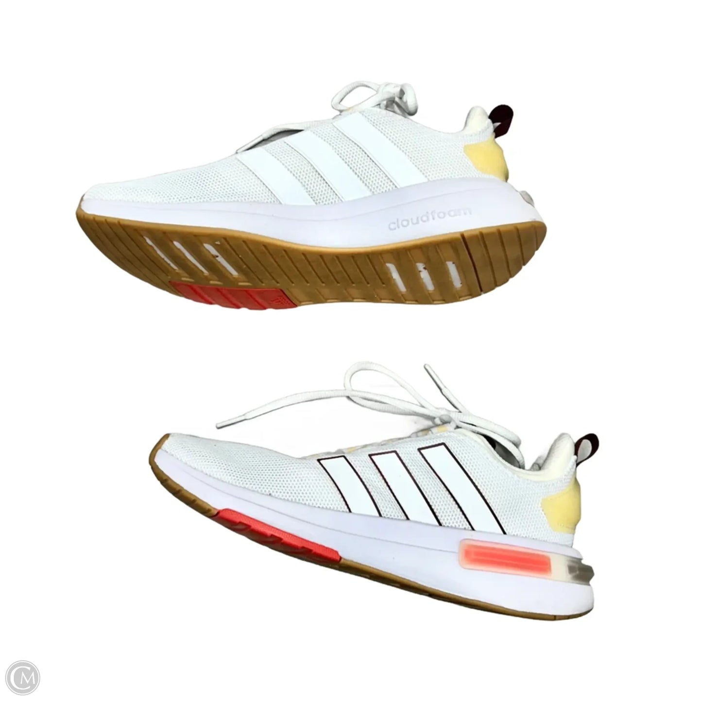 Shoes Athletic By Adidas In White, Size: 9.5