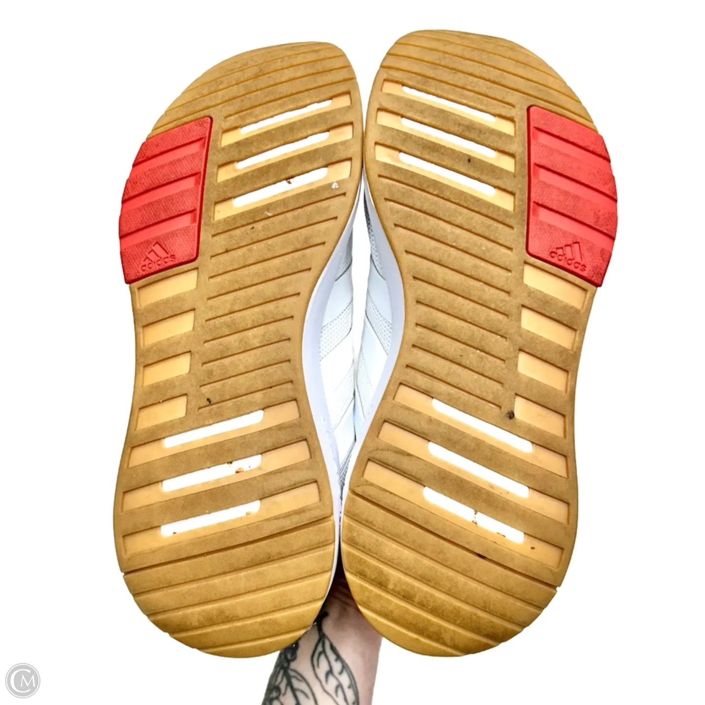 Shoes Athletic By Adidas In White, Size: 9.5