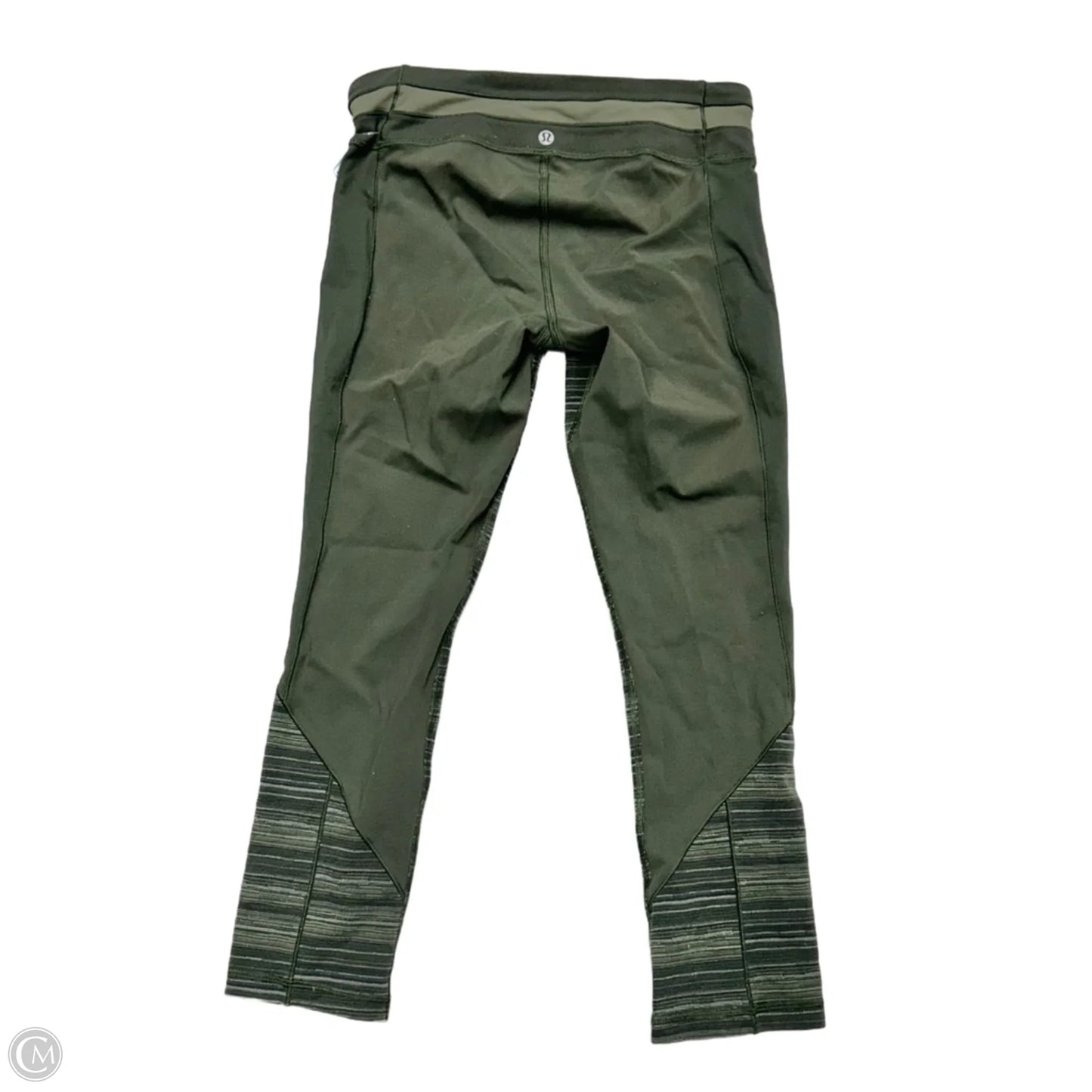 Athletic Leggings Capris By Lululemon In Green, Size: S