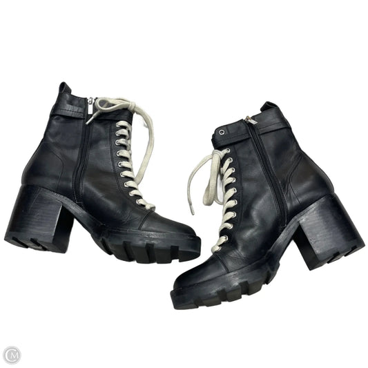 Boots Ankle Heels By Marc Fisher In Black, Size: 9