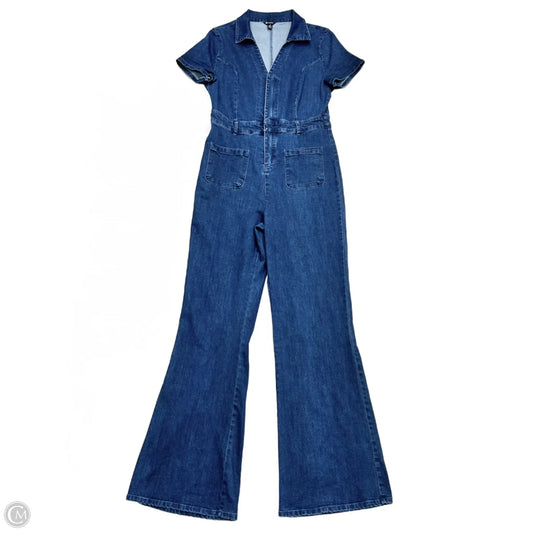 Jumpsuit By Versona In Blue Denim, Size: M