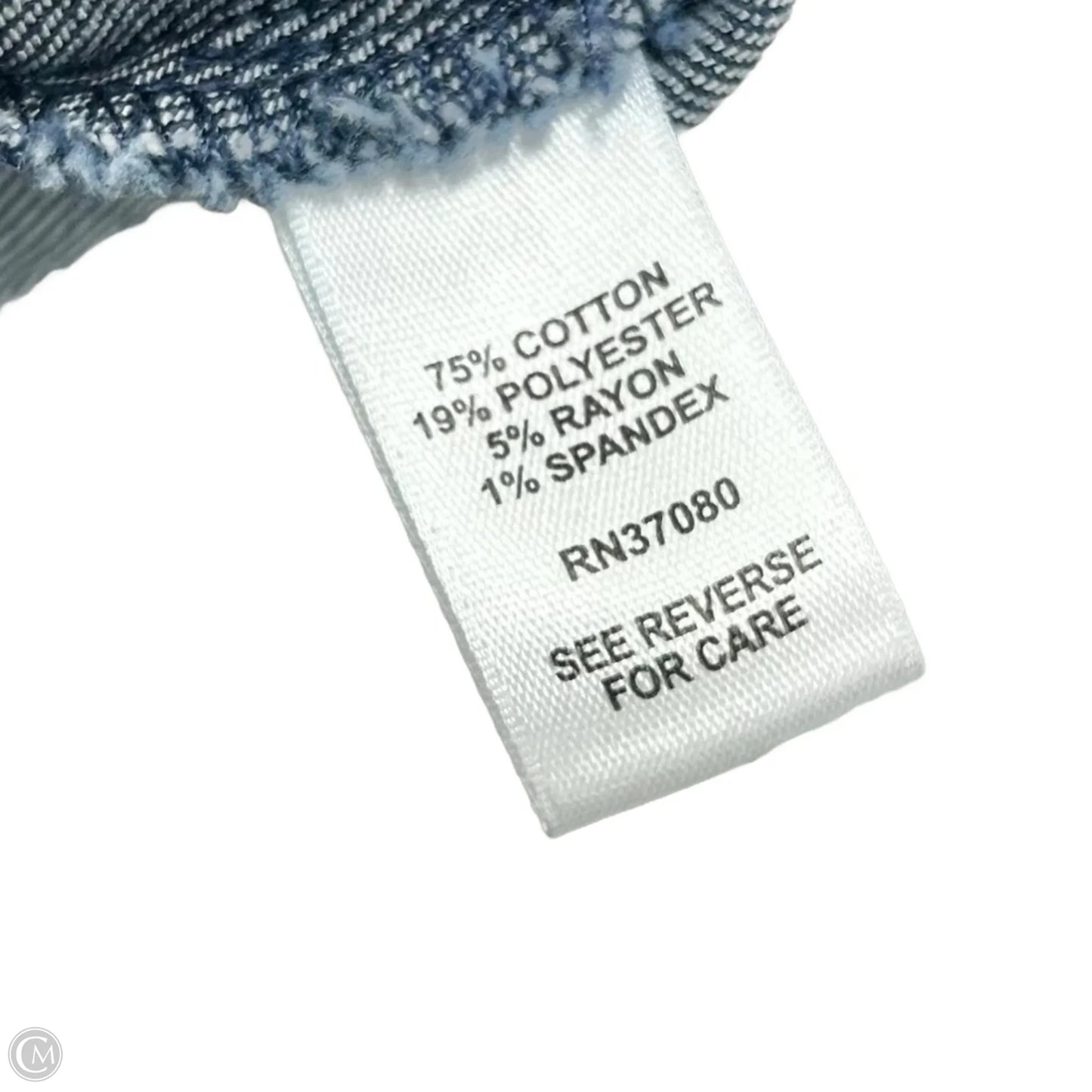 Jumpsuit By Versona In Blue Denim, Size: M