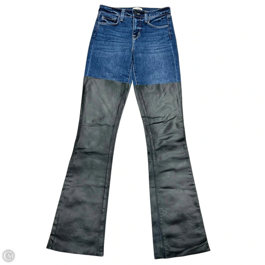 Jeans Flared By L Agence In Blue Denim, Size: 0