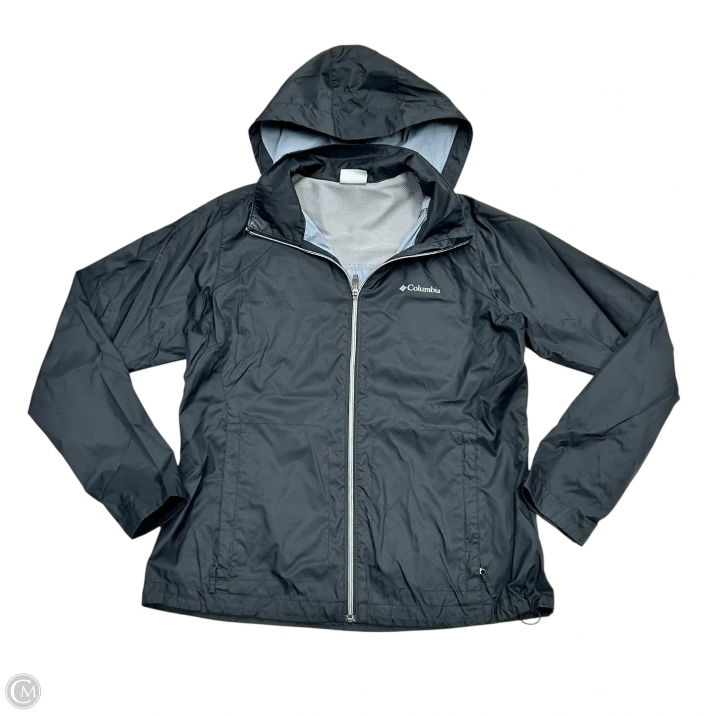 Jacket Windbreaker By Columbia In Black, Size: L