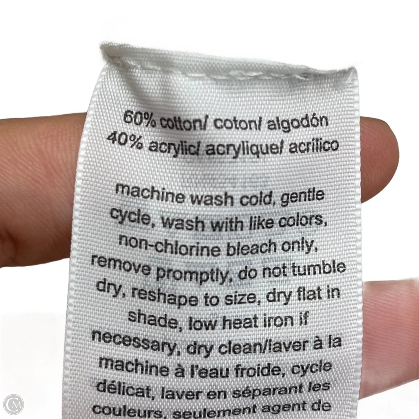 Sweater By Tommy Hilfiger In Brown & Cream, Size: M