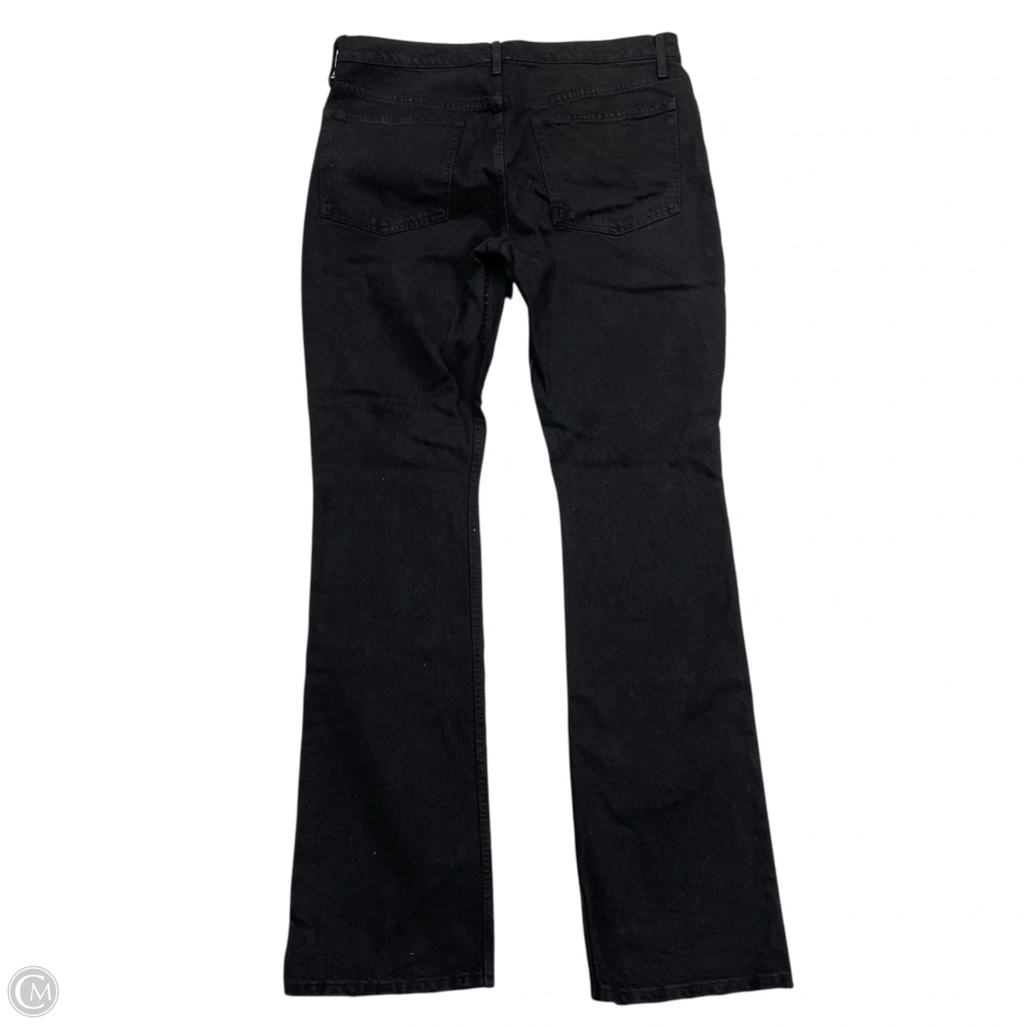 Jeans Straight By Adriano Goldschmied In Black Denim, Size: 12