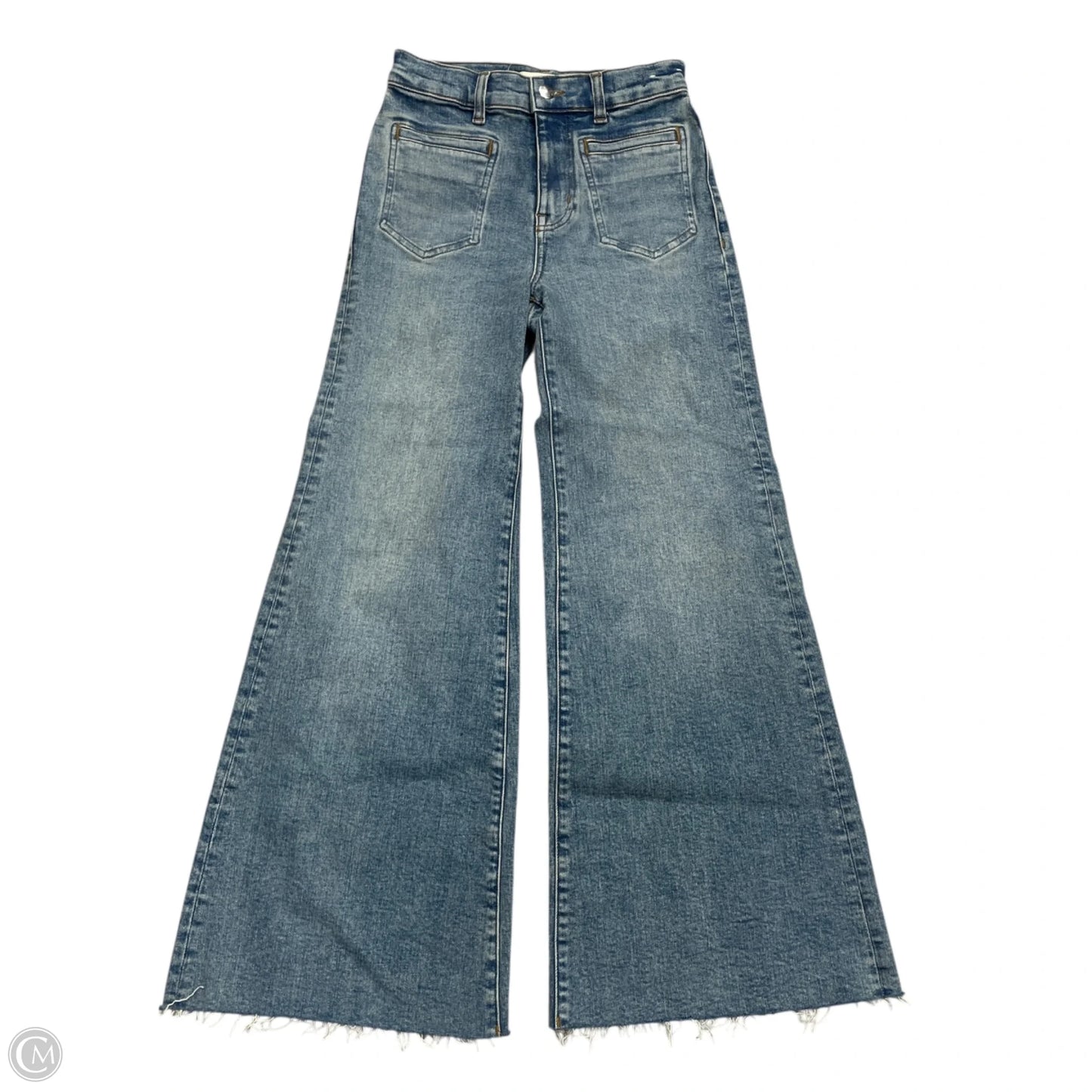 Jeans Boot Cut By Madewell In Blue Denim, Size: 0