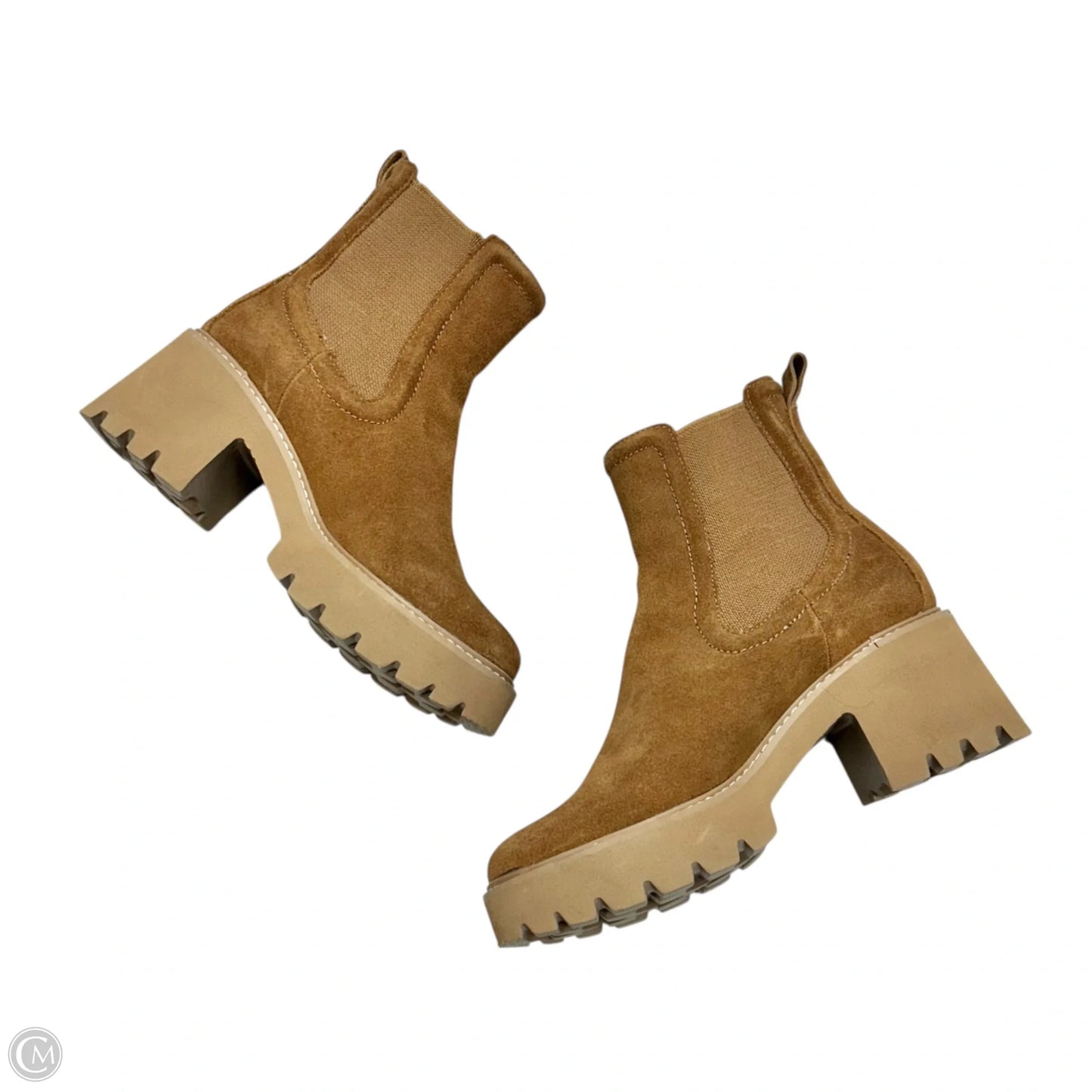 Boots Ankle Heels By Dolce Vita In Brown, Size: 6