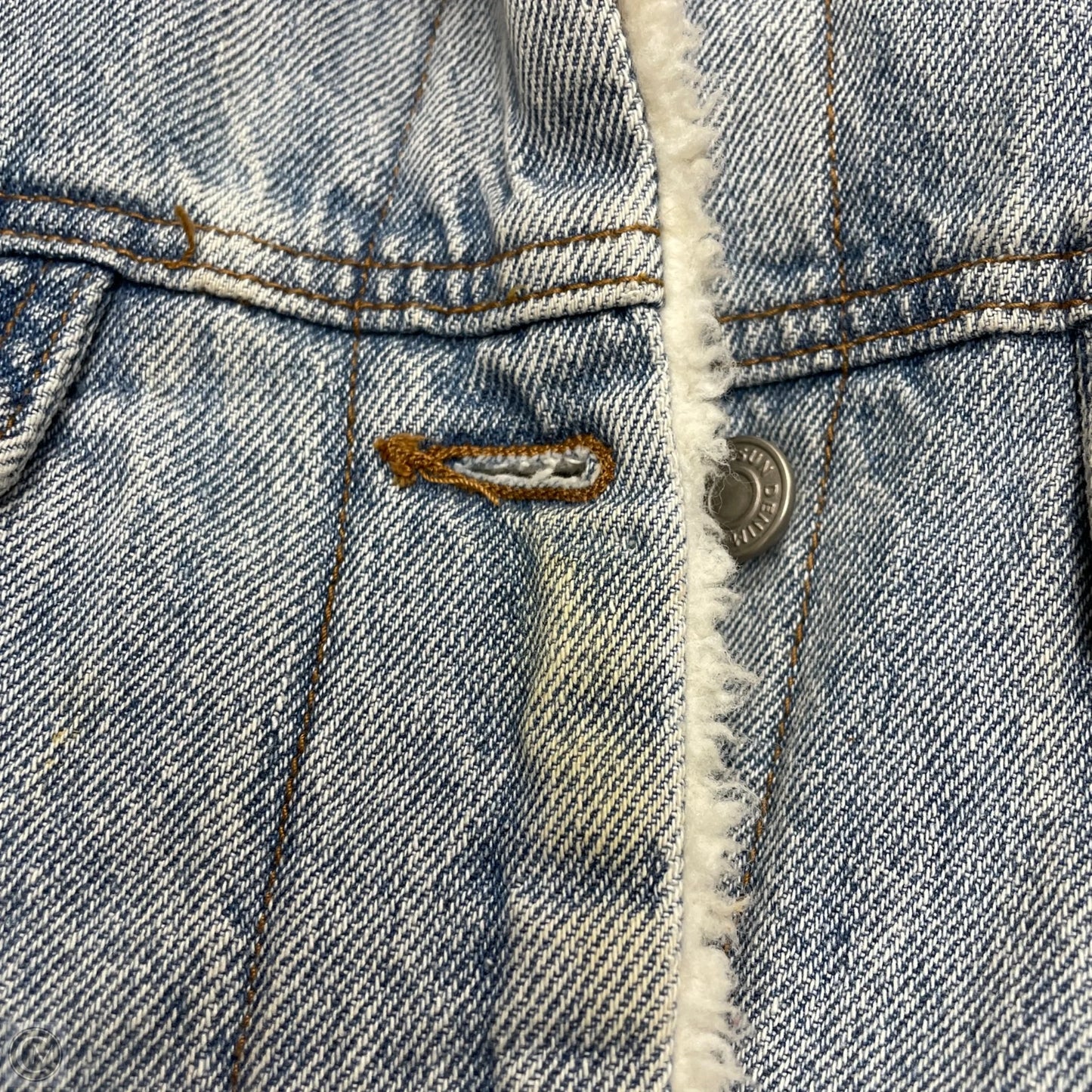 Jacket Denim By Pacsun In Blue Denim, Size: Xs