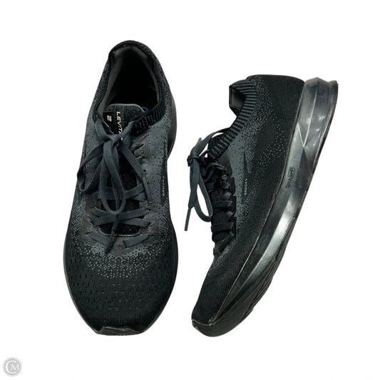 Shoes Athletic By Brooks In Black & Grey, Size: 9