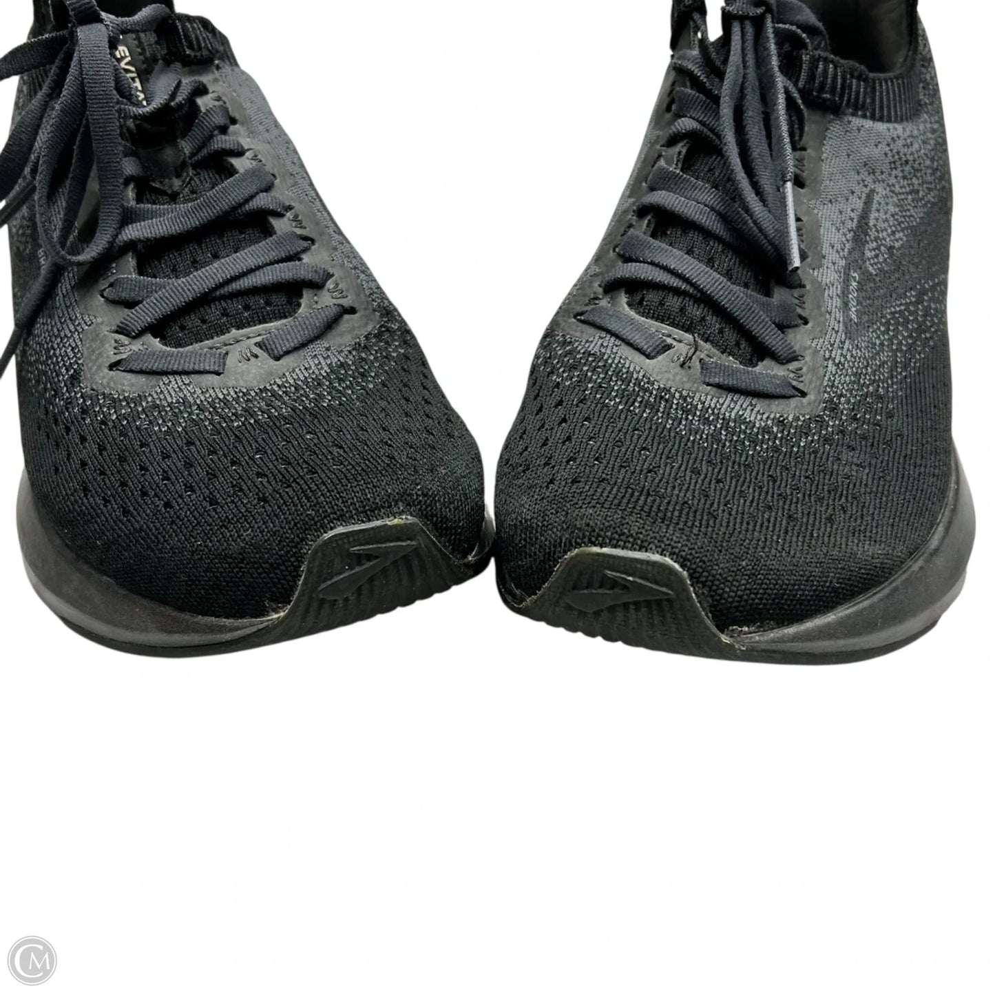 Shoes Athletic By Brooks In Black & Grey, Size: 9