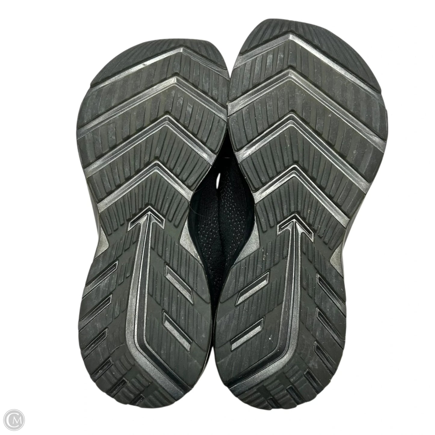 Shoes Athletic By Brooks In Black & Grey, Size: 9