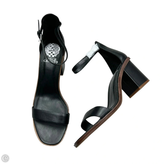 Sandals Heels Block By Vince Camuto In Black, Size: 9