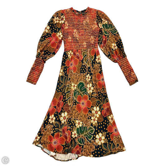 Dress Casual Maxi By Farm Rio In Black & Red, Size: Xs