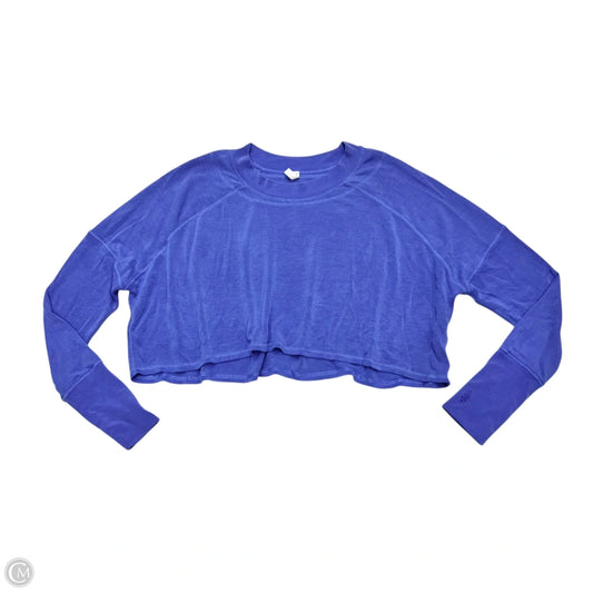 Top Long Sleeve By Free People In Blue, Size: S