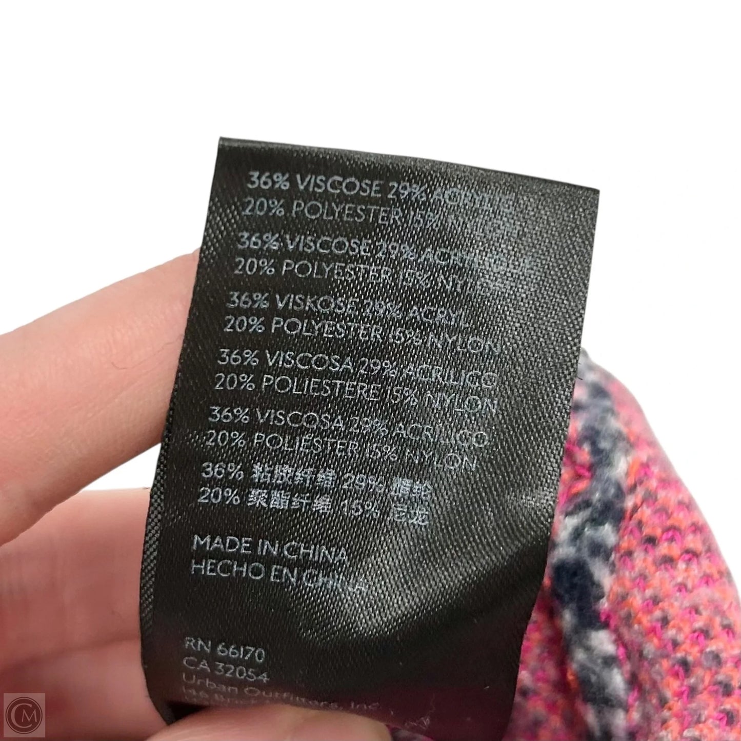 Sweater By Maeve In Blue & White, Size: M